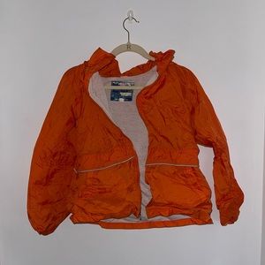 Trendy Orange Wind Breaker